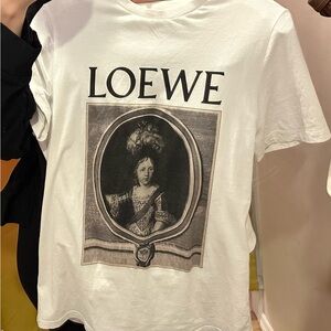 Vintage Loewe White Graphic T-Shirt